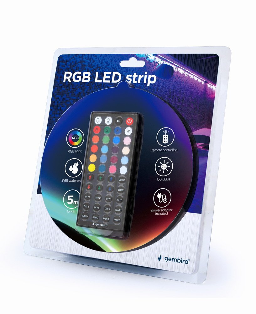 EAN 8716309113298 - Gembird LED-S-RGB500-01 cinta luminosa 17 W 5000 mm imagen 6