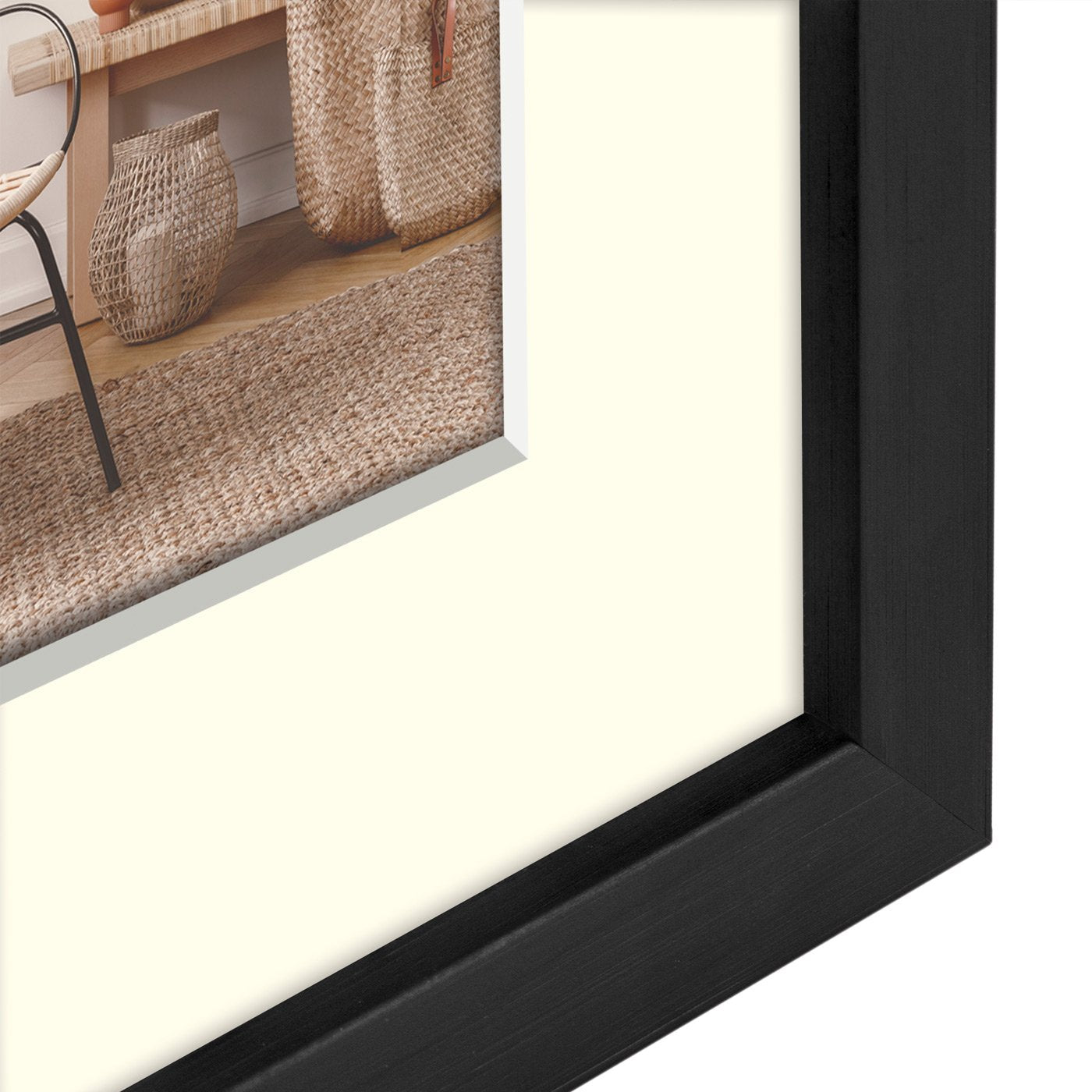 Zep Malmo Black 15x20/20x30 Holz Mit Passepartout V4523b