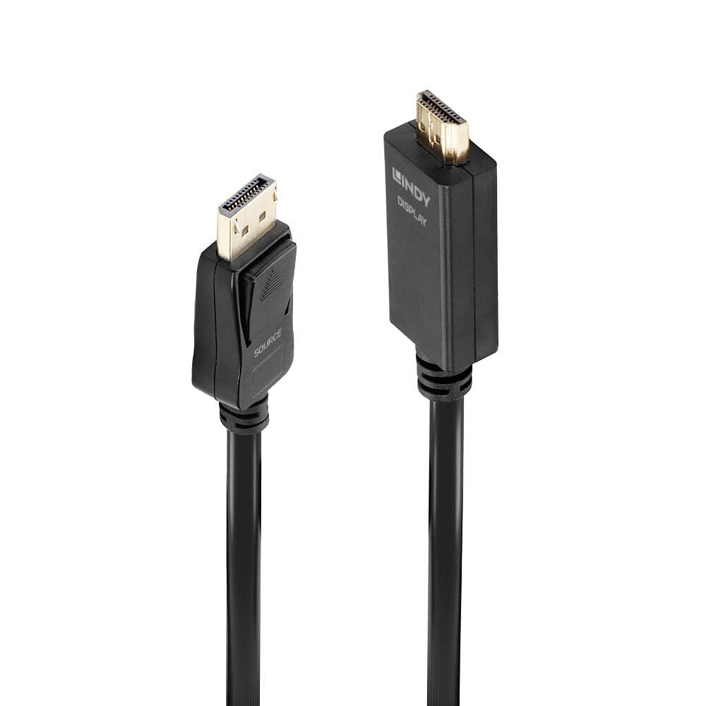 EAN 4002888369206 - Lindy 36920 adaptador de cable de vídeo 0,5 m DisplayPort HDMI tipo A (Estándar) Negro imagen 1