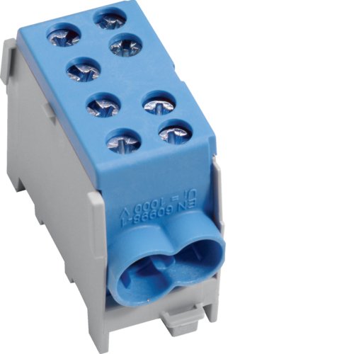 Hager Borne De Derivación Principal Kh35n 1polos 2x35-2x25qmm Ip20 Color:Azul