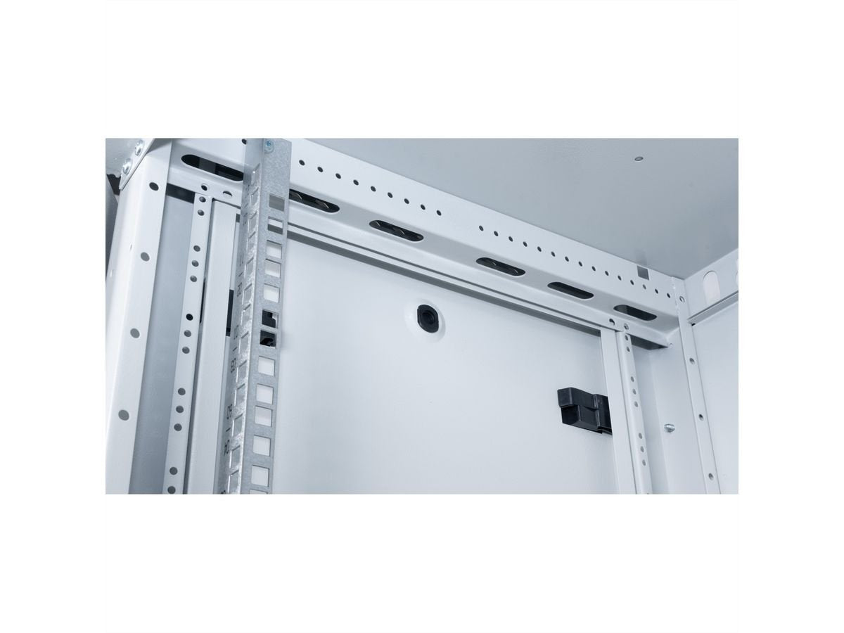 Roline 19-Zoll Wandgehuse Basic Plus 12he, 600x450 Bxt Grau