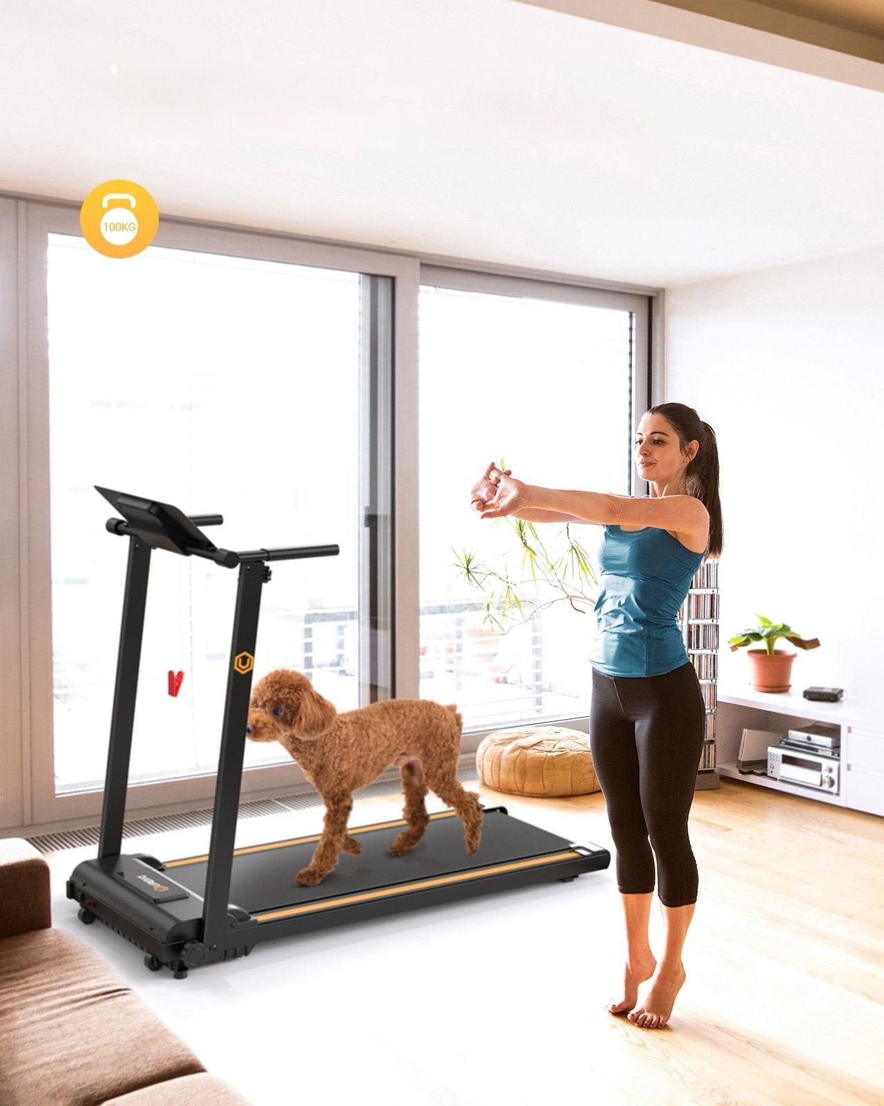 EAN 6975165000421 - Urevo Foldi Mini black cinta de correr 1002 x 410 mm 10 kmh imagen 7