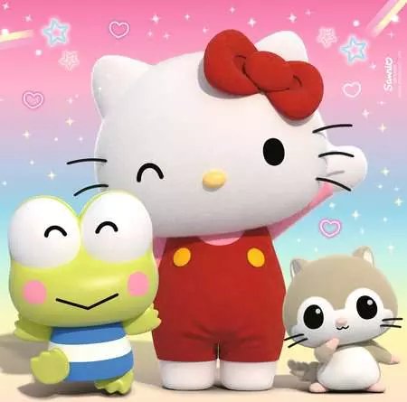 Puzzle Hello Kitty - Hello Kitty And Friends 3x49pzs