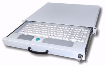 Aixcase Aix-19k1u-W 19" Rack Consola De Rack Blanco