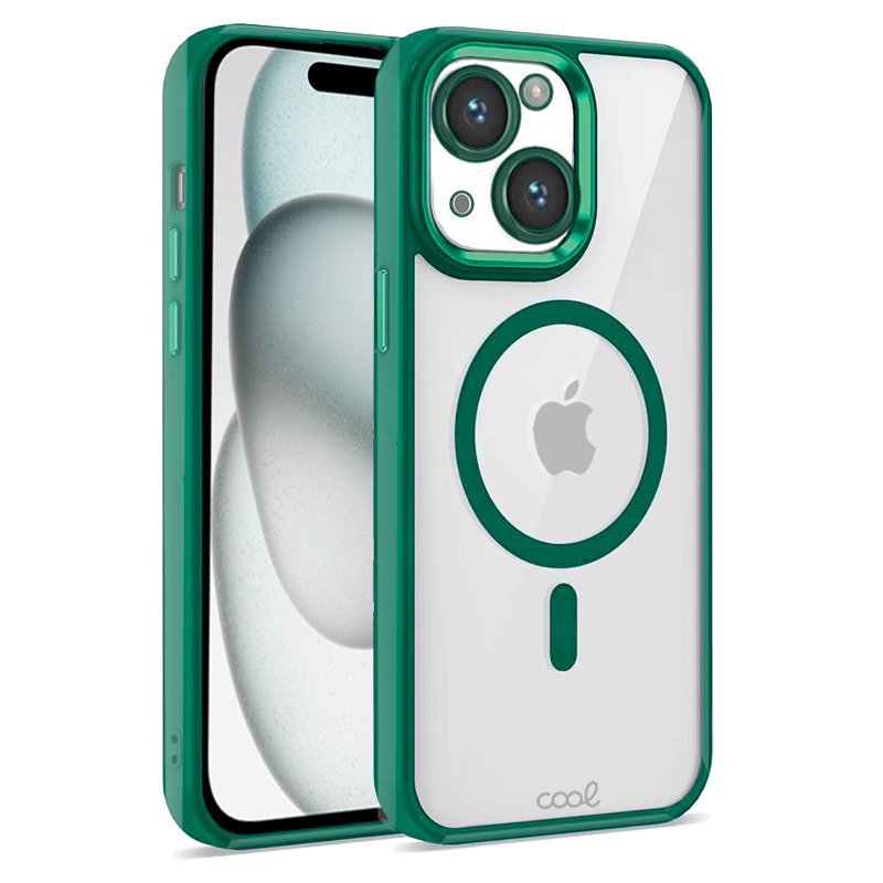 EAN 8434847074085 - COOL Accesorios COOL funda para teléfono móvil 15,5 cm (6.1") Verde, Transparente imagen 1