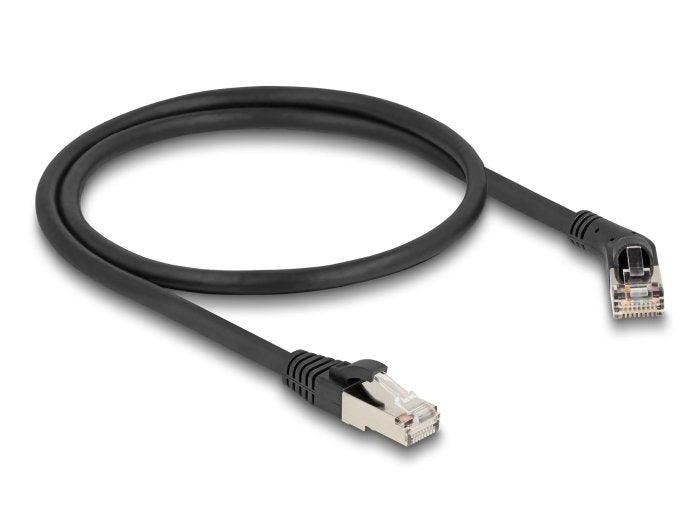 Delock Rj45 Cable De Red Cat.6a S/Ftp Macho A Macho Gerade 0,5 M Negro