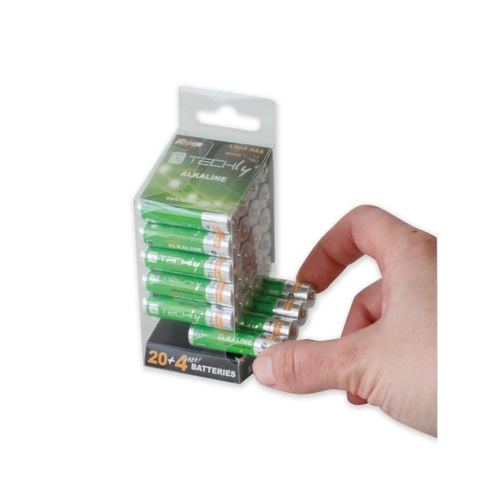 EAN 8057685307025 - Techly LR03 AAA 1.5V Batería de un solo uso Alcalino imagen 2