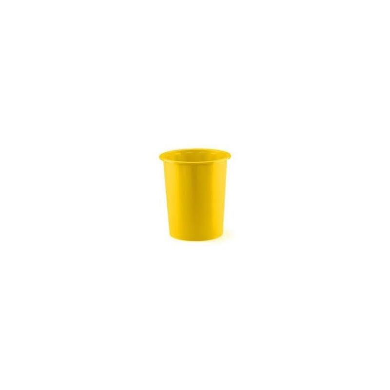 Faibo Papelera De Plástico En Polipropileno 310x280 Mm Cerrada 14 L Serie 305 Amarillo