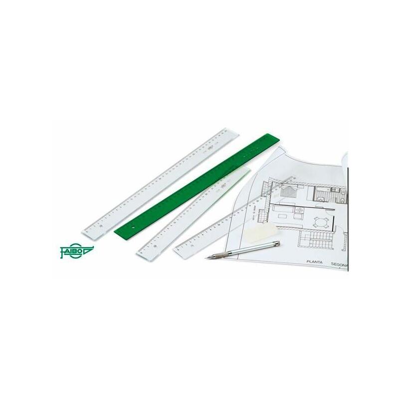 Faibo Regla 30 Cm Verde