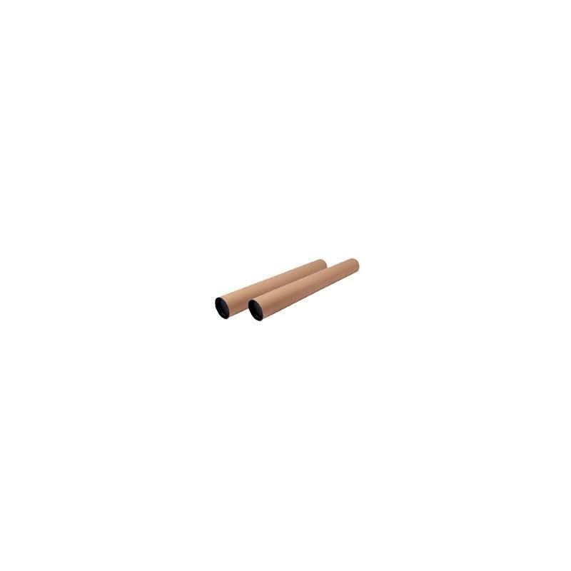 Faibo Tubo De Cartón Para Envío Con Tapones De Plastico 640x60mm