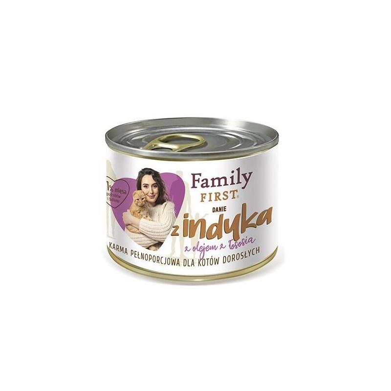 Family First Adult Turkey Dish - Wet Cat Food - 200g