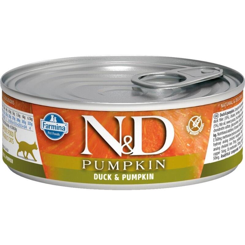 Farmina N&D Gato Pato Y Calabaza 70g