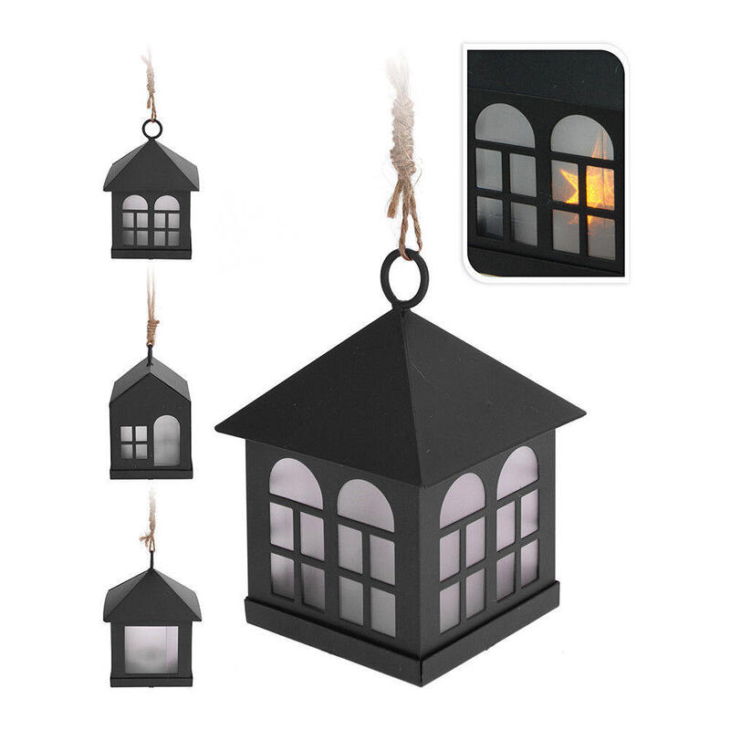 Farolito De Led 6x8cm Negro