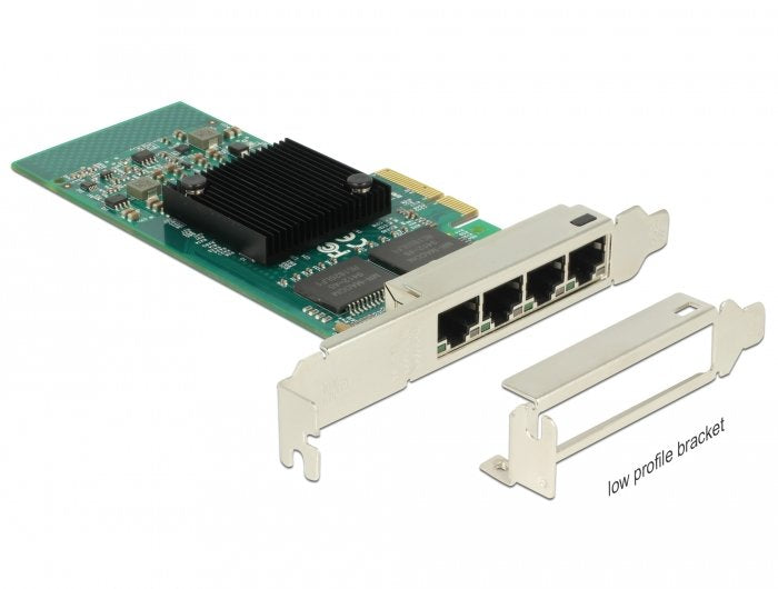 Tarjetas Delock Pci Express > 4 X Gigabit Lan 89946
