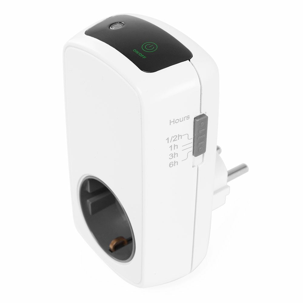 Orbegozo Pg 50 Programador Analogico Eficiente - Panel Tactil Led - Temporizador 30min A 6 Horas - Potencia Maxima