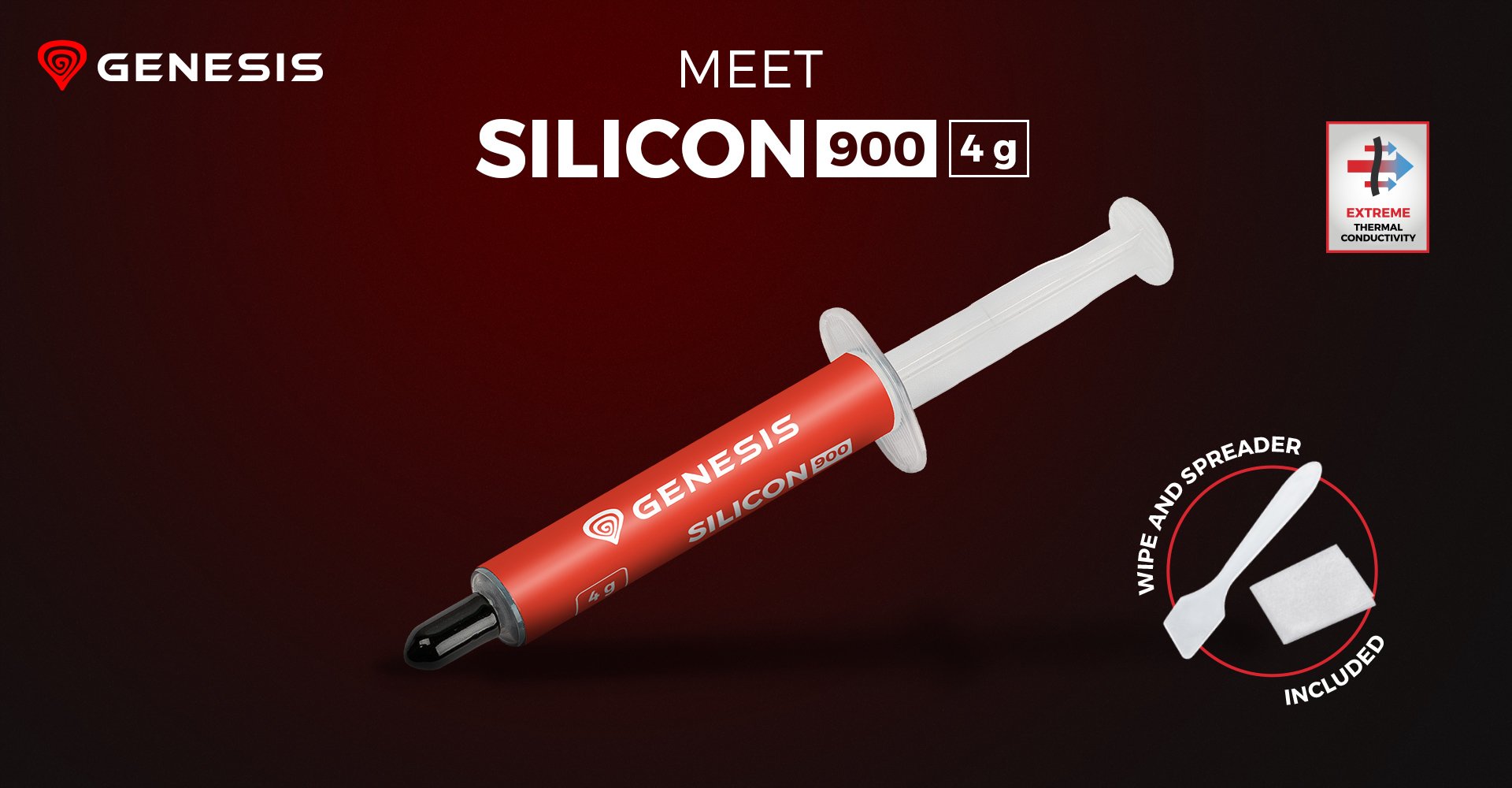 Pasta Termica Genesis Silicon 900 4 Gr