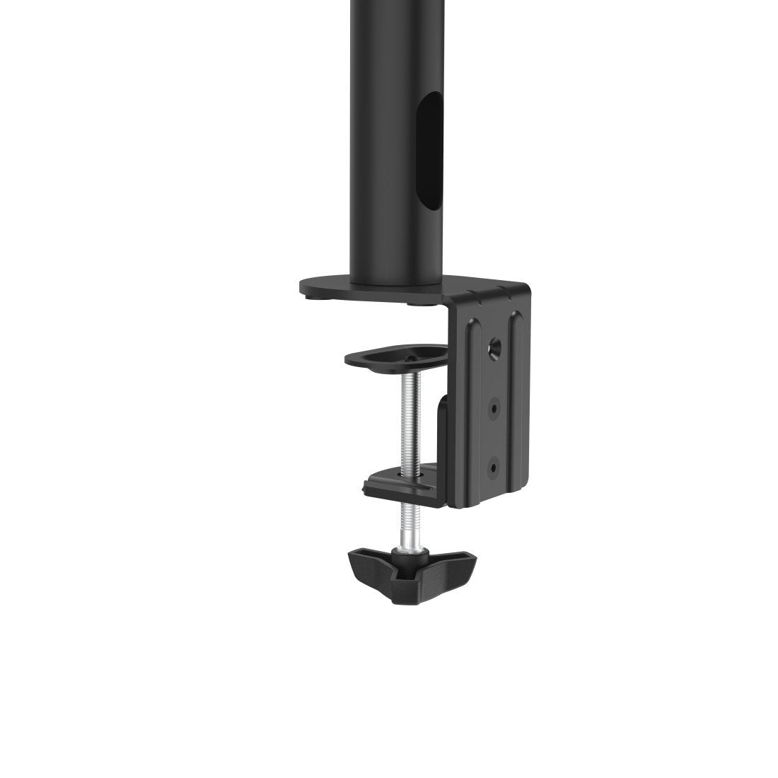 Hama | Soporte Para 3 Monitores De 13" A 27" (Vesa 75x75-100x100, Inclinación +25°/-25°, Giro 180°, Hasta 7kg, Ajustable En Altura), Color Negro
