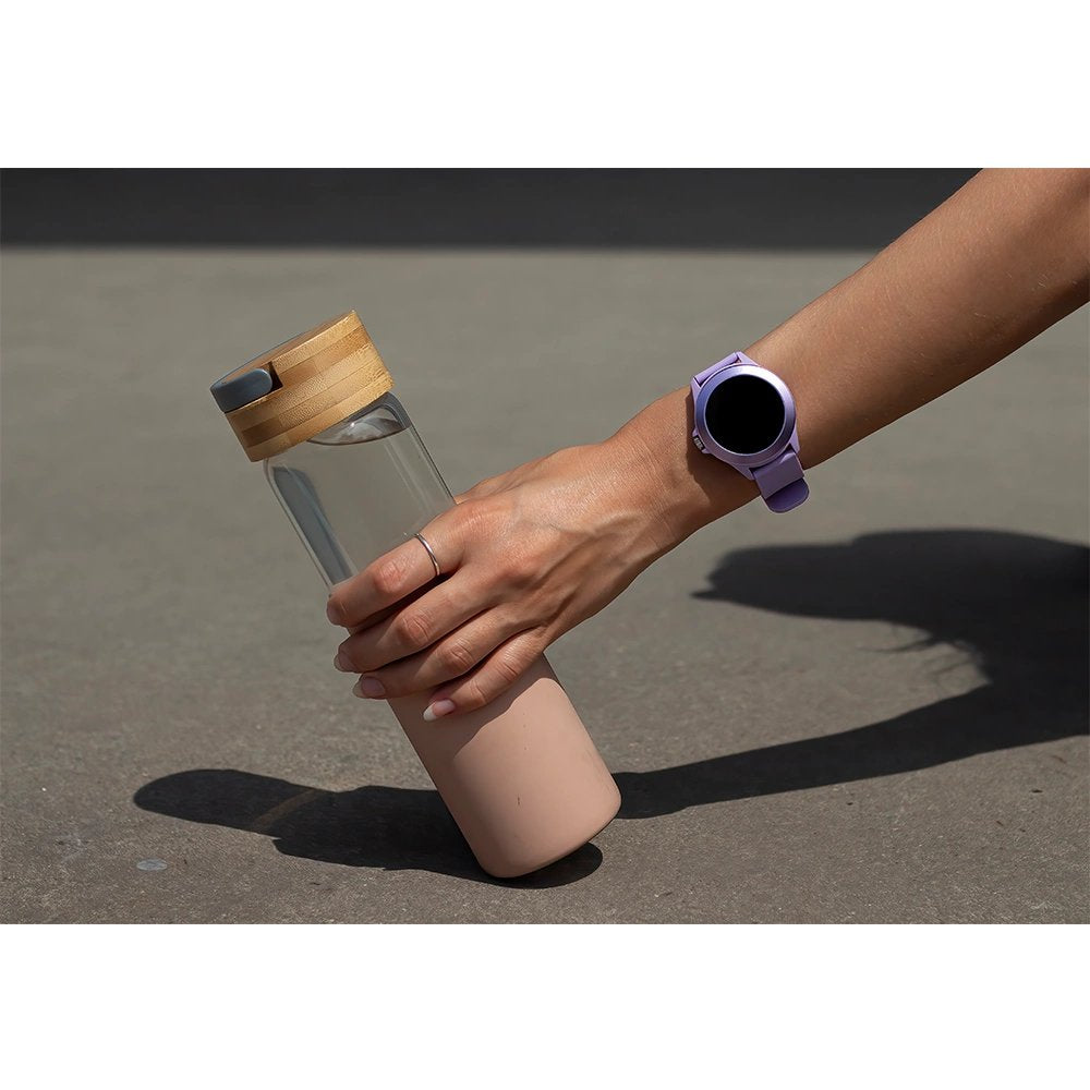 Smartwatch Forever Colorum Cw-300 Notificaciones Frecuencia Cardíaca Purpura