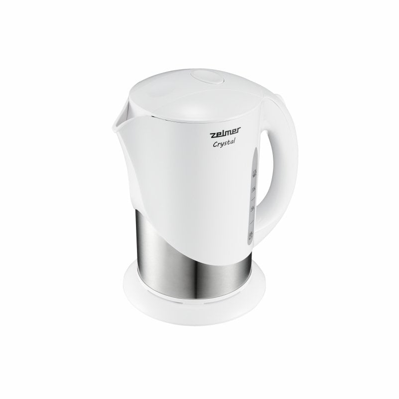Tetera Eléctrica Zelmer Zck7630w 1,7 L 1850 W Plata, Blanco