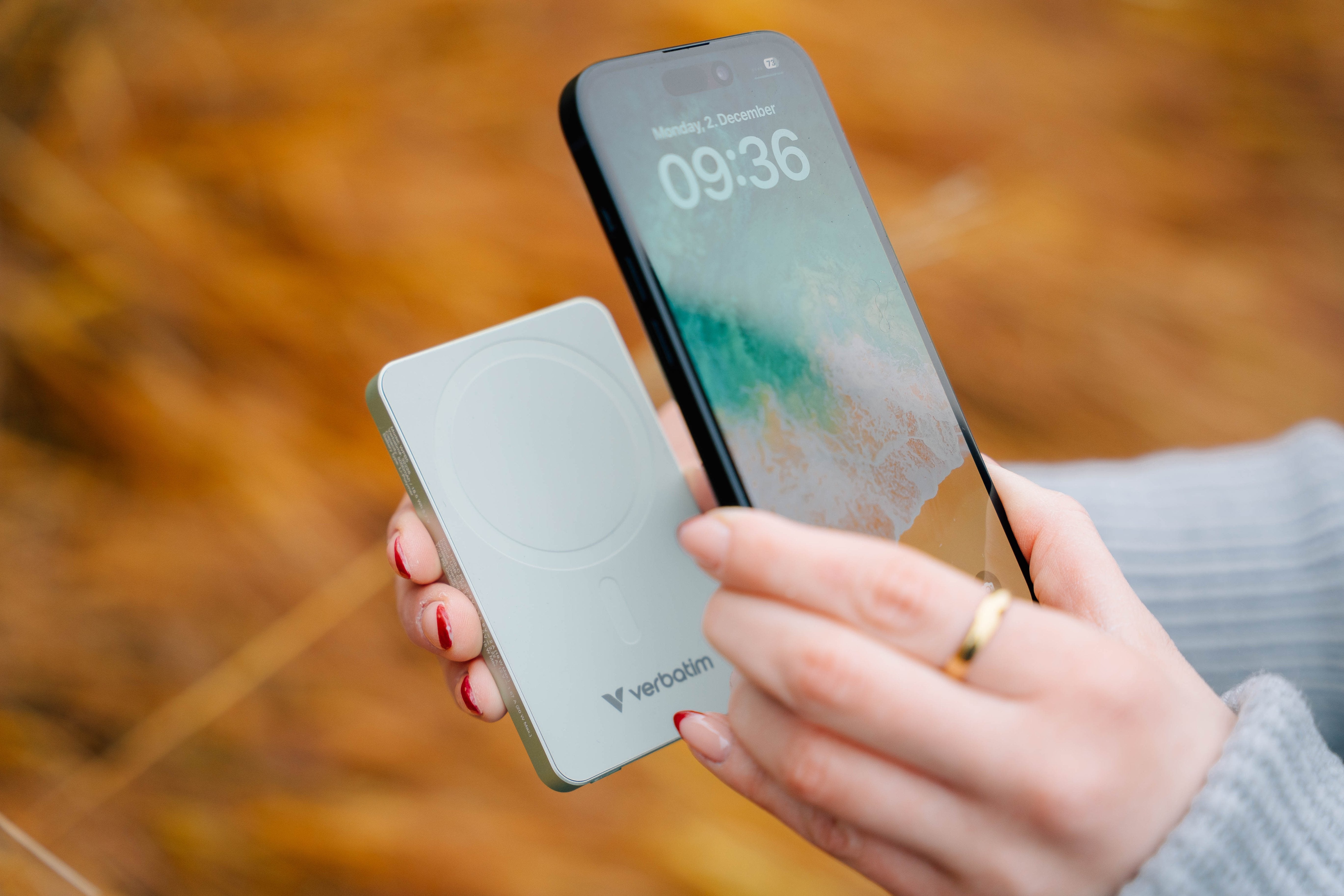 Verbatim Essential Power Bank Magn.Wirel. 10000mah Grün 32228