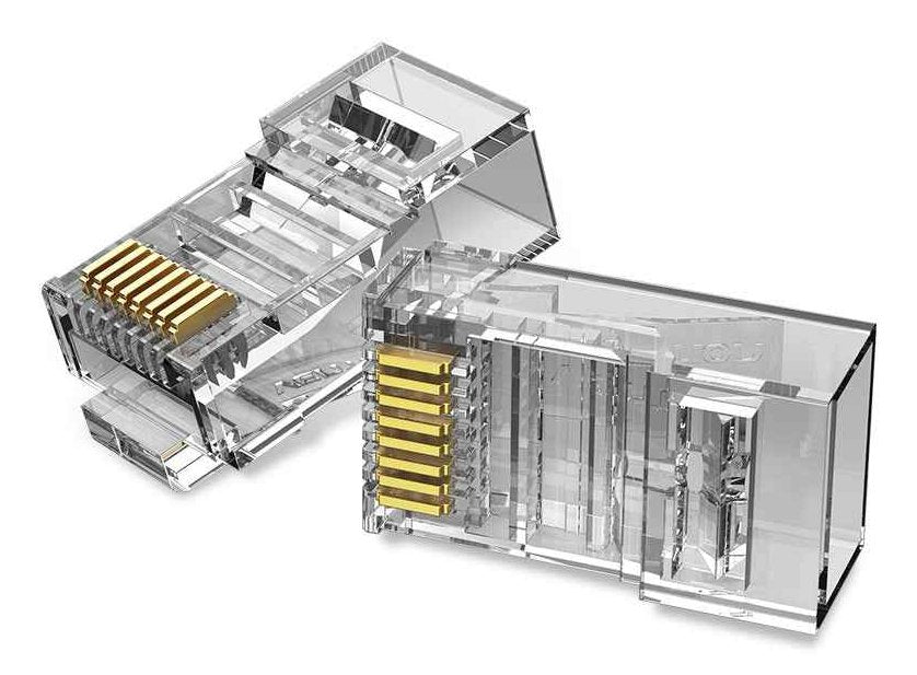 EAN 6922794744219 - Vention IDDR0-50 conector RJ-45 Transparente imagen 1