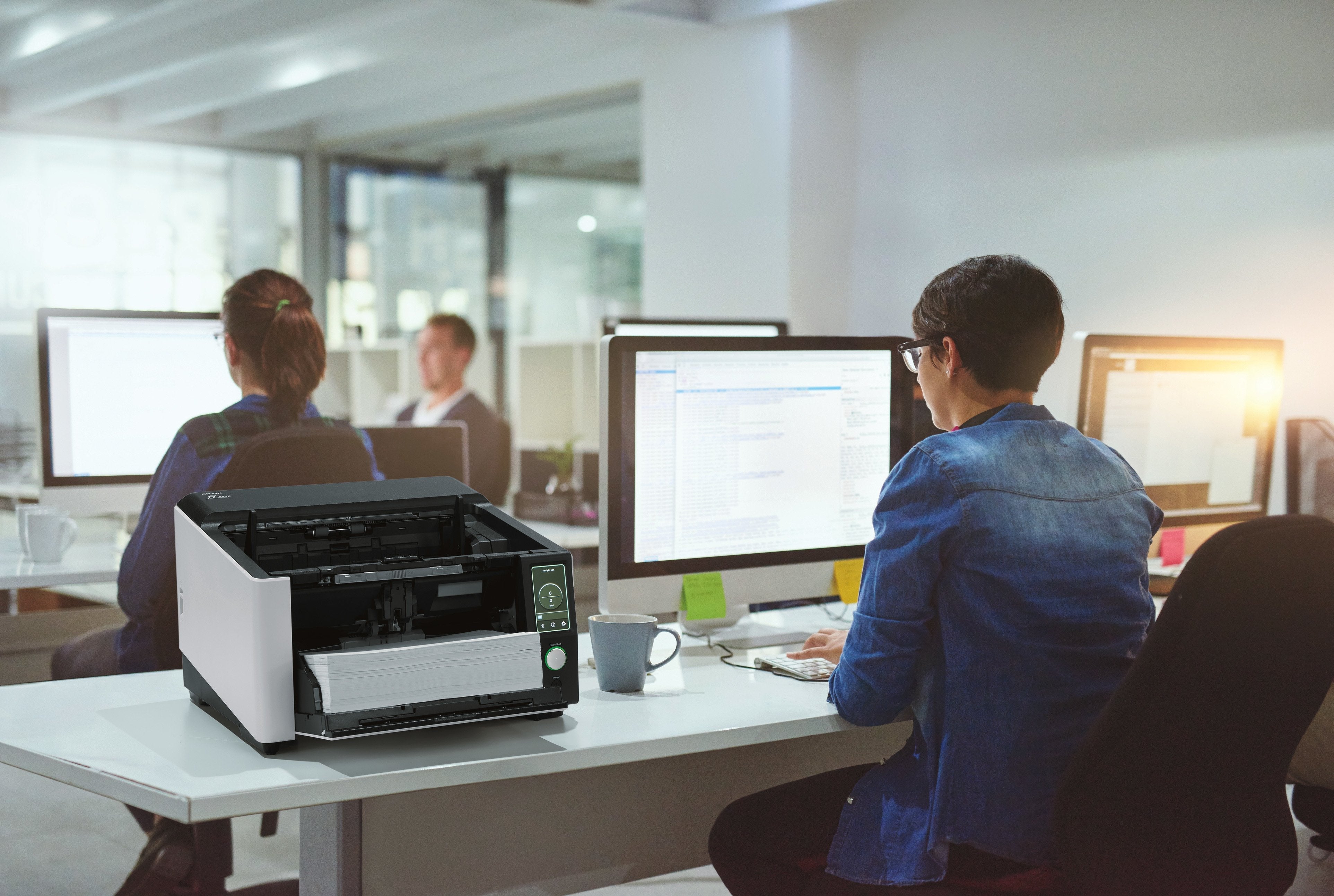 Ricoh Fi-8950 Escáner Con Alimentador Automático De Documentos (Adf) 600 X 600 Dpi A3 Negro, Gris