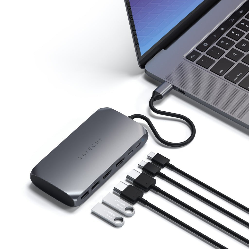 Satechi Usb-C Multimedia Adapter M1 Space Grey