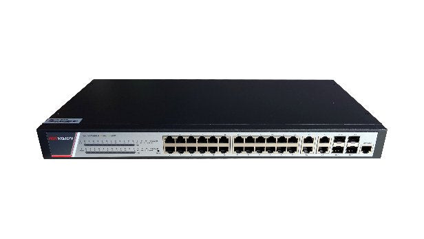 Switch Hikvision Ds-3e2528p(B) Full Managed Poe