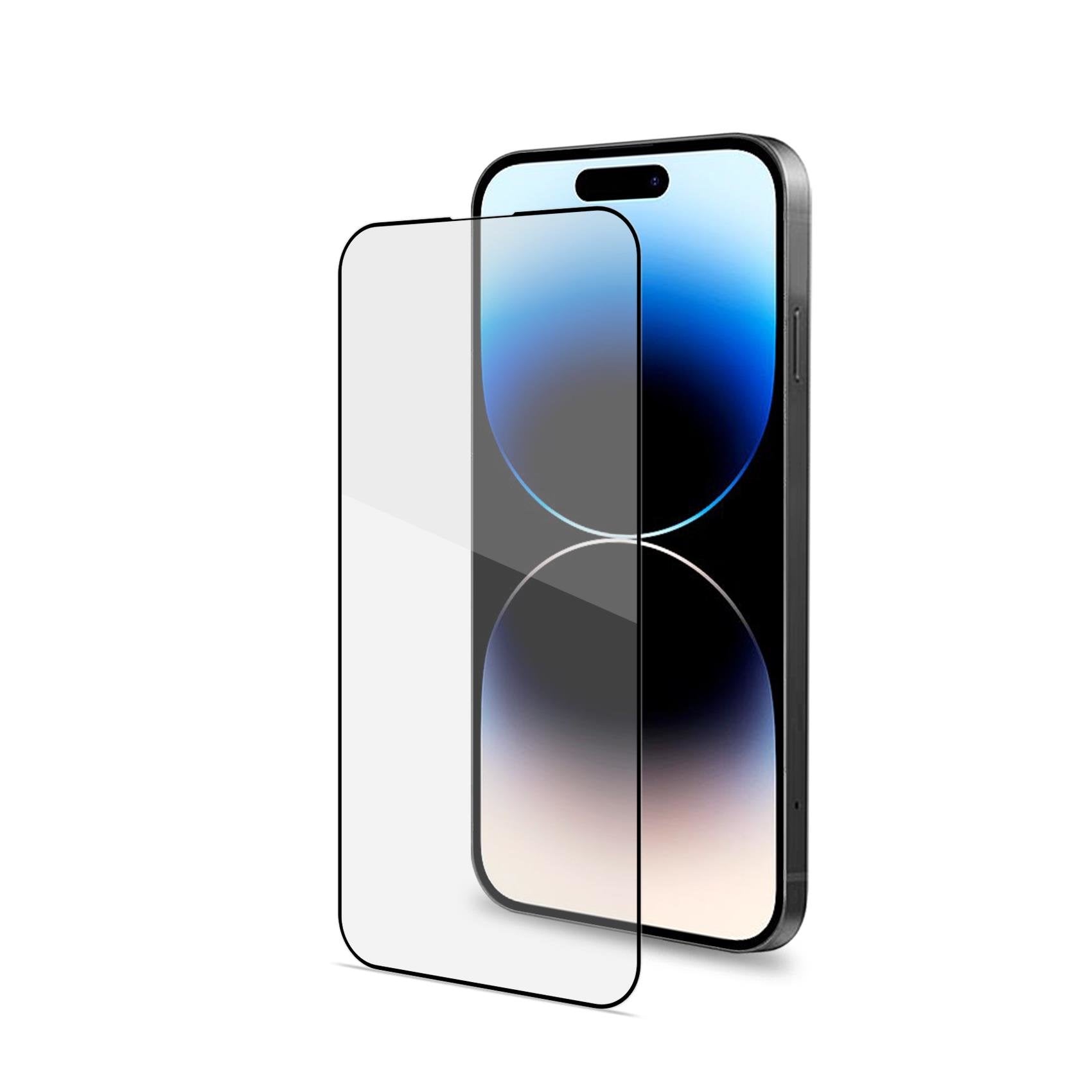 Protector Celly Cristal Templado 3d Black Para Iphone 14 Pro