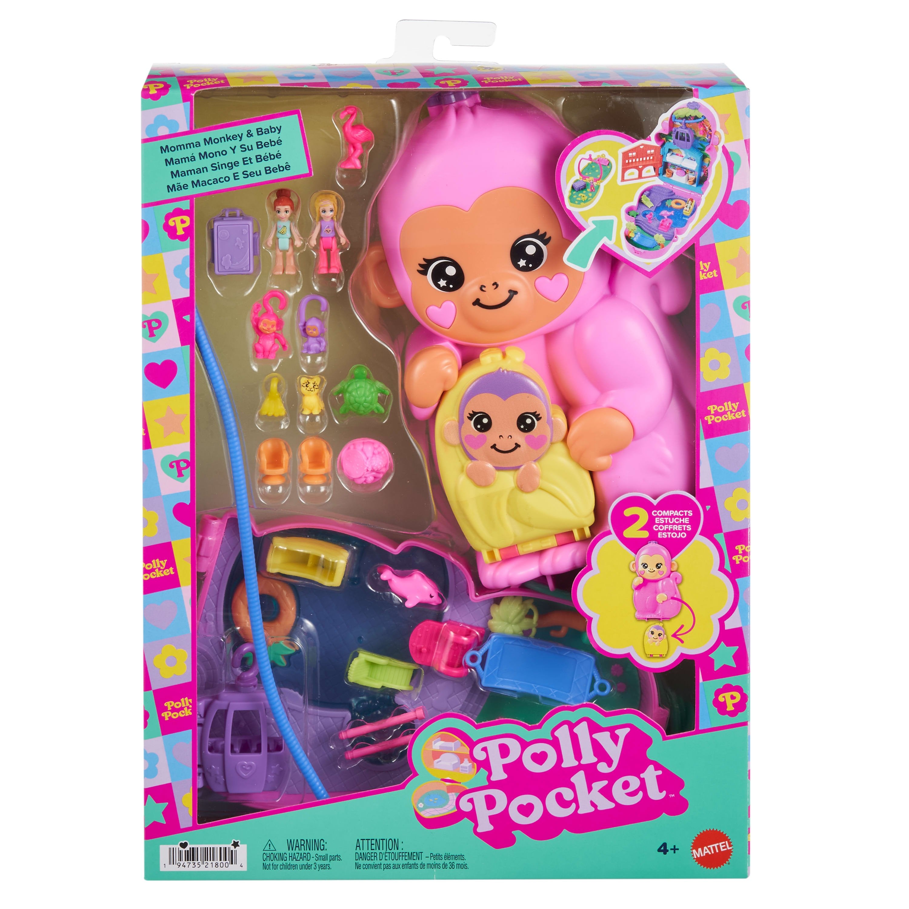 EAN 0194735218004 - Polly Pocket HWP04 set de juguetes imagen 6