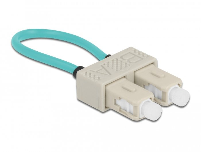 Delock Lwl Loopback Adapter Sc Om3 Multimode Beige