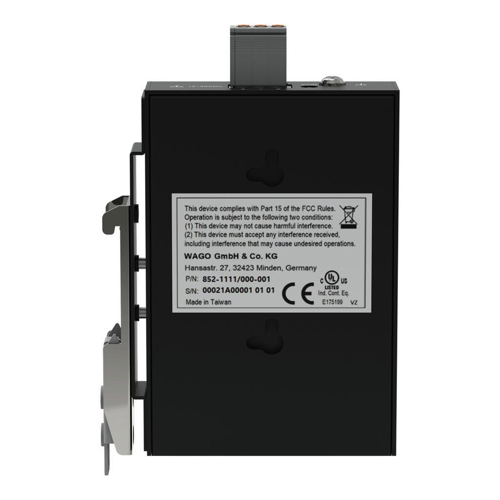 Wago 852-1111 000-001 Industrial-Eco-Switch, 5 Ports 1000