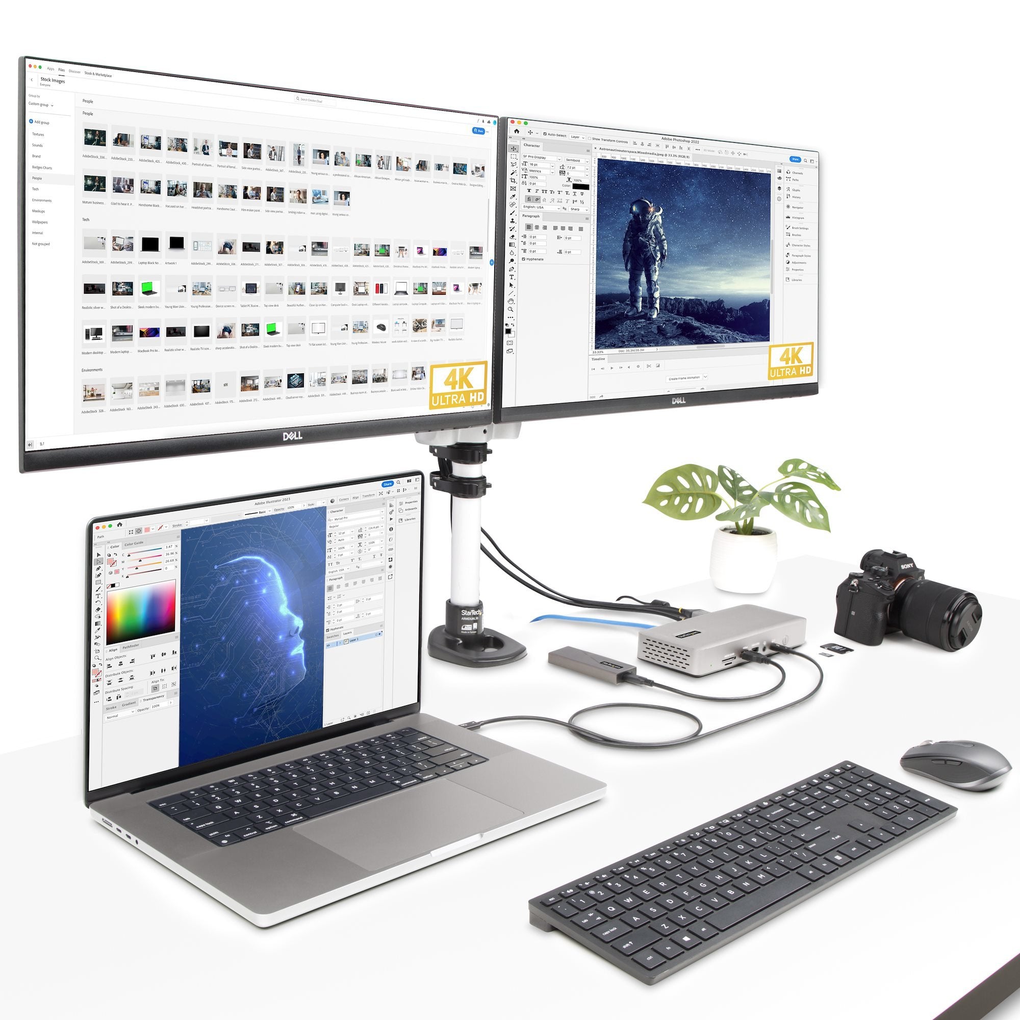 EAN 0065030899680 - StarTech.com 132UE-TB4USB4DOCK base para portátil y replicador de puertos Alámbrico Gris imagen 7