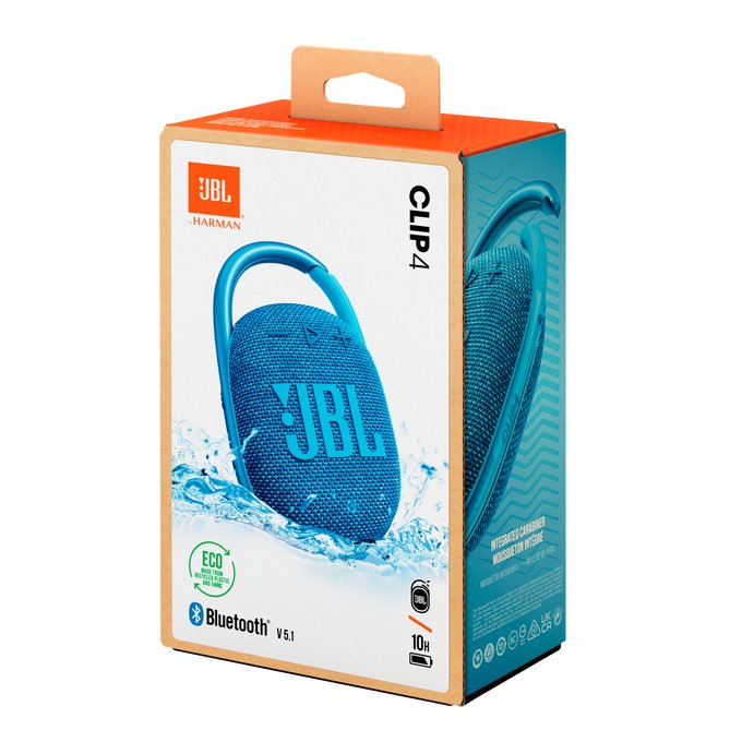 Altavoz Portátil Jbl Clip 4 Eco Estéreo Azul 5 W