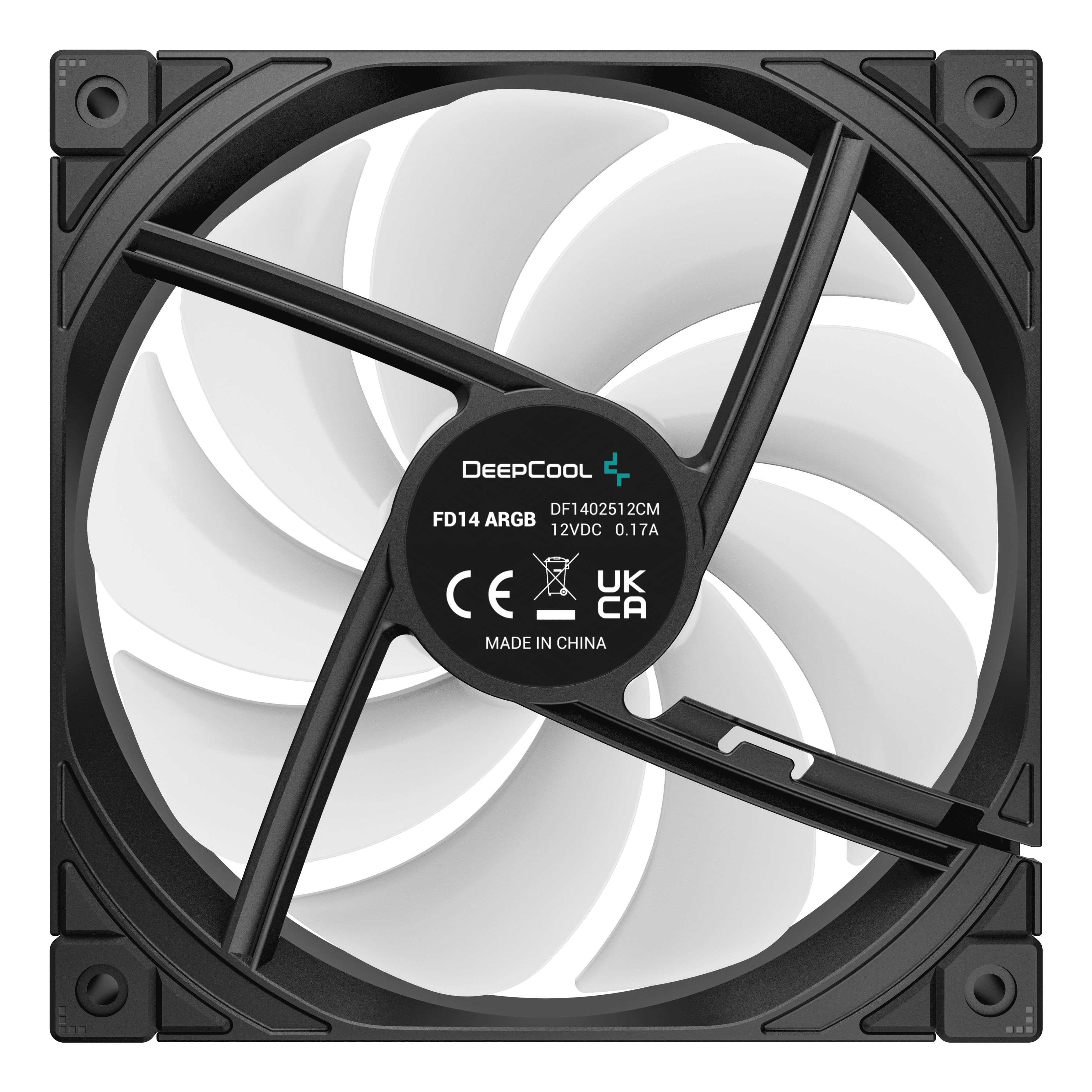 EAN 6933412710967 - DeepCool FD14 ARGB 3 in 1 Carcasa del ordenador Ventilador 14 cm Negro, Blanco 3 pieza(s) imagen 6