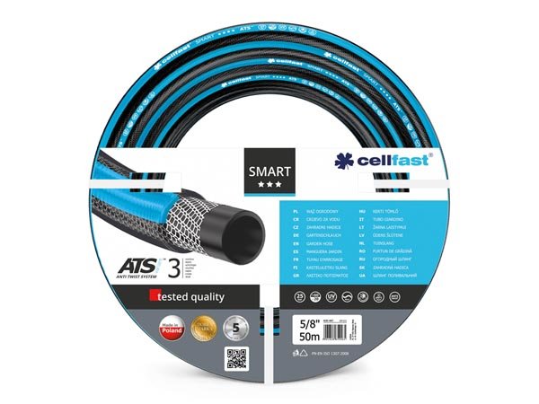 Manguera De Riego Smart Ats De 15 Mm X 50 M Cellfast