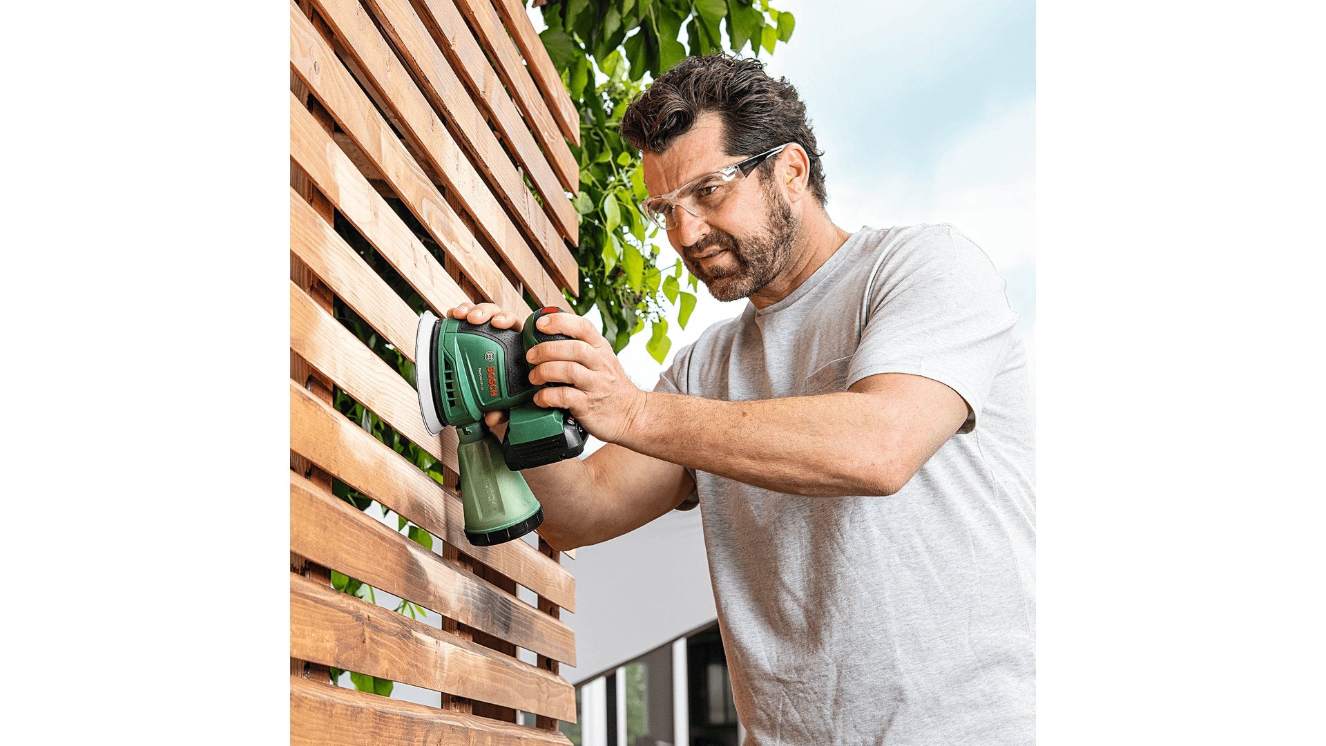 EAN 4053423322132 - Bosch EasyOrbit 18V-10 Lijadora orbital 23000 OPM Negro, Verde imagen 2