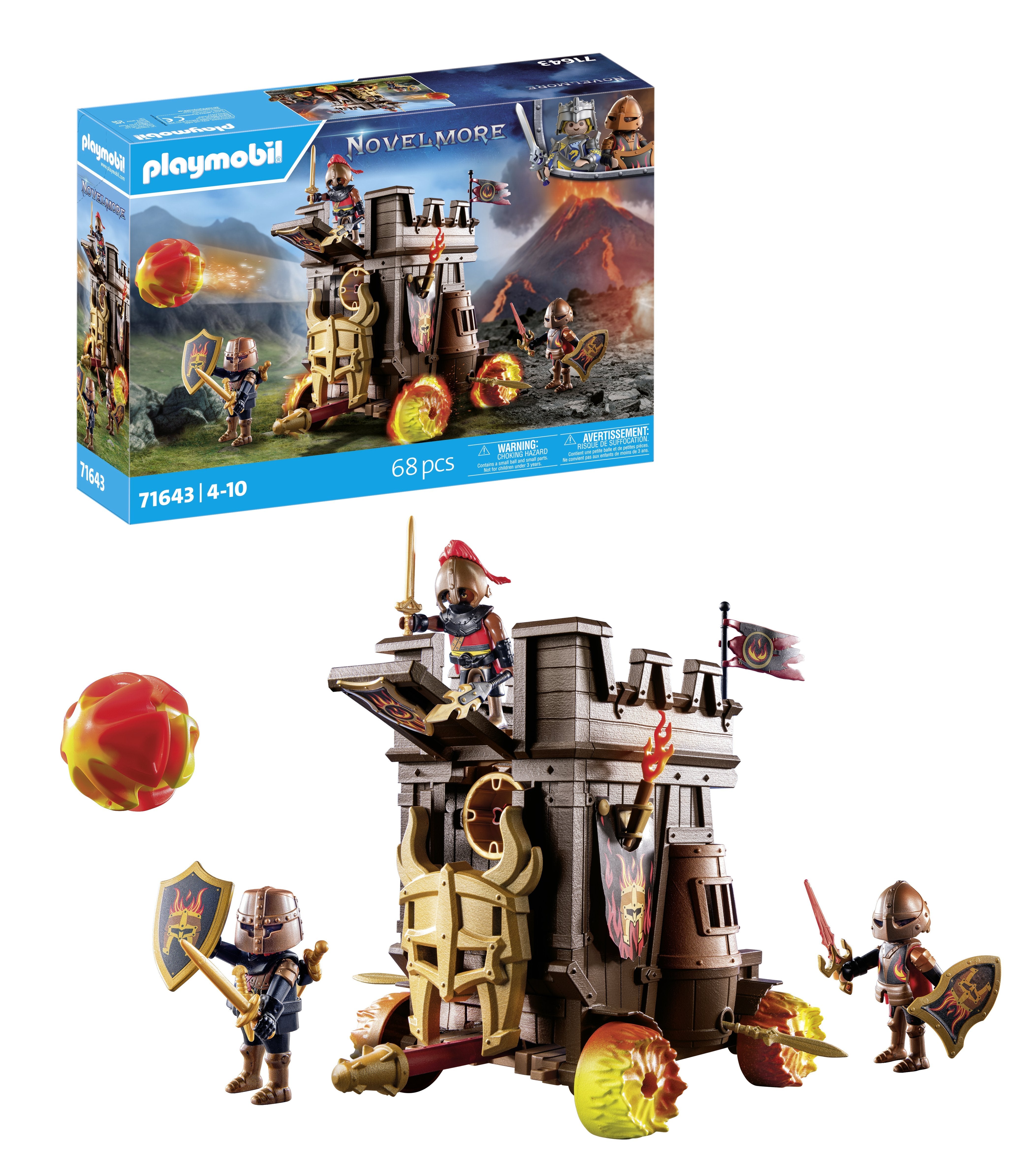 Playmobil 71643 Novelmore Coche De Ataque Con Cañón De Fuego, Juguete De Construcción 71643