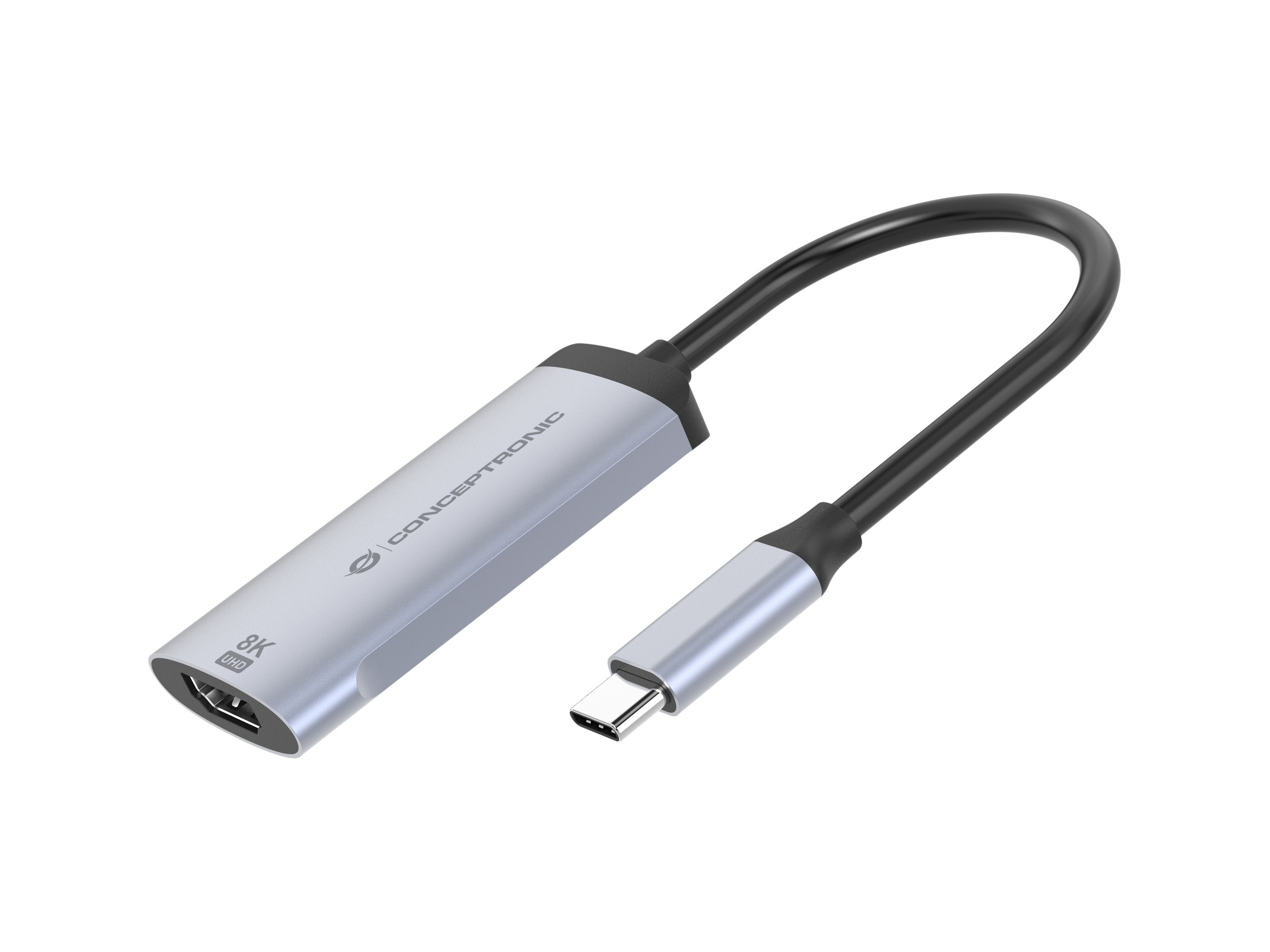 EAN 4015867241004 - Conceptronic ABBY23G Adaptador gráfico USB 7680 x 4320 Pixeles Plata imagen 1