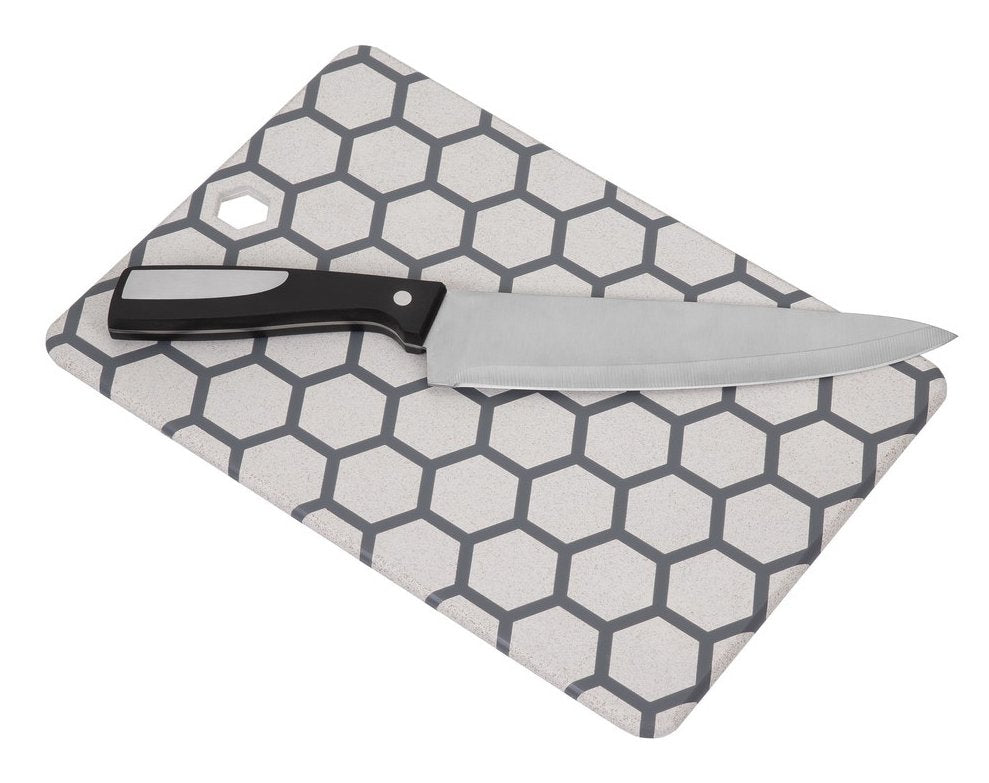 EAN 4260403577660 - Resto Kitchenware 95402 tabla de cocina para cortar Rectangular Plástico Gris, Blanco imagen 6