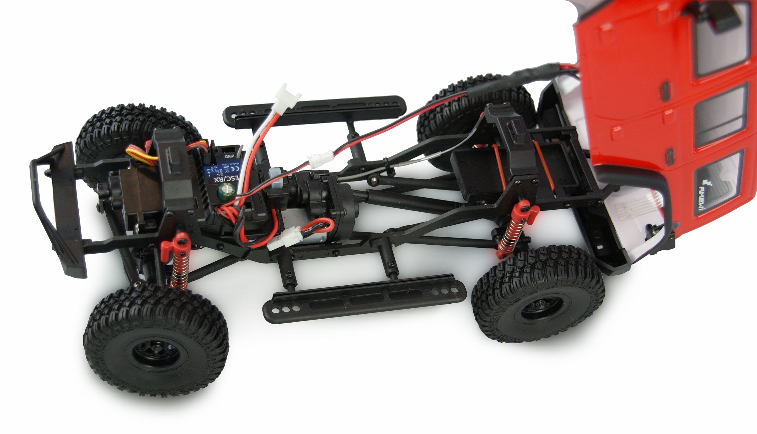 Amewi Rc Auto Amxrock Am18 Kratos Rojo Lipo Akku 600mah/14+