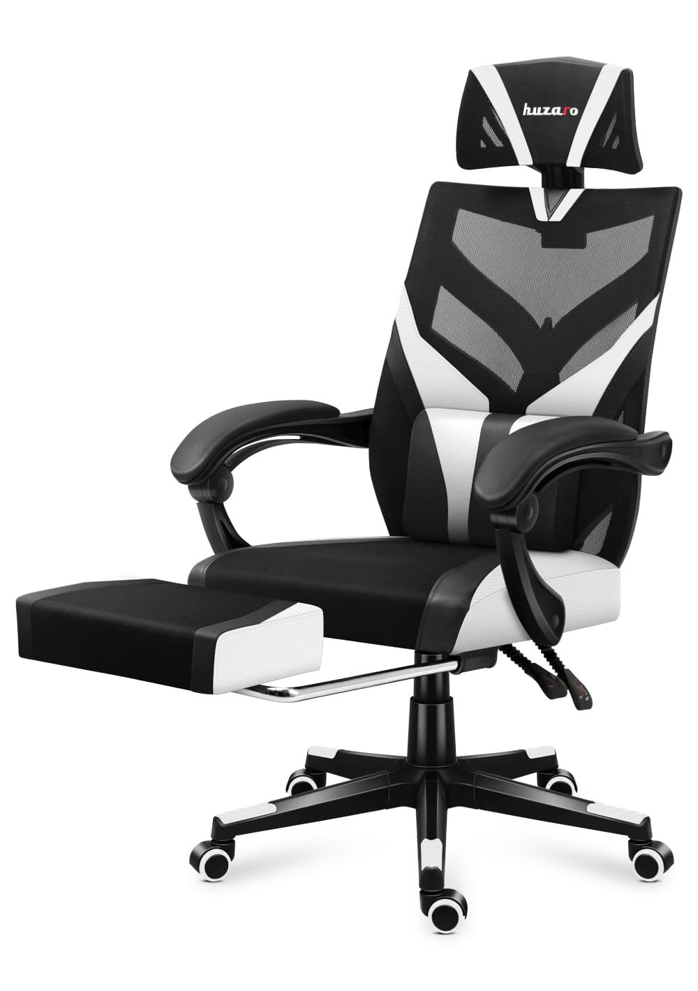 EAN 5903796011333 - Huzaro Combat 5.0 Silla para videojuegos de PC Asiento de malla Negro, Blanco imagen 9