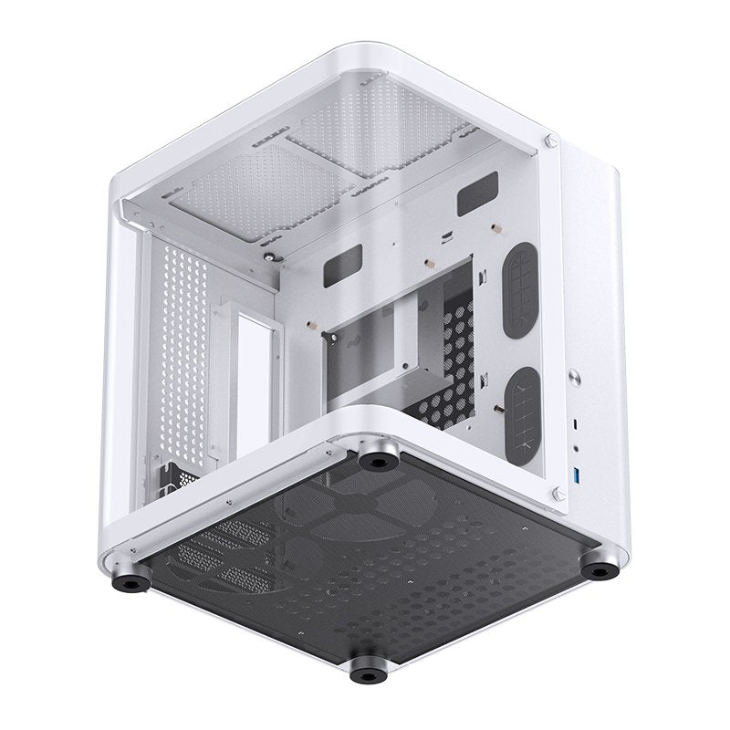 Jonsbo Tk-1 2.0 Micro-Atx Carcasa, Tempered Glass - Blanco