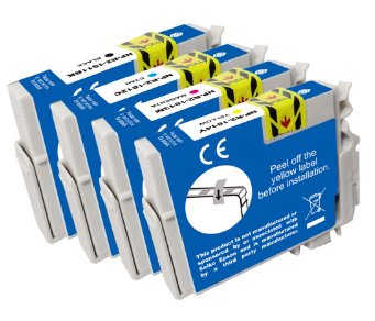 G&G Druckerpatronen 4er Set Para Epson 18xl/ T1816 Bk/C/M/Y