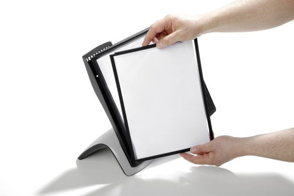 Simema De Paneles Expositores Durable Sherpamyletable M 10 Paneles Expositores Negros