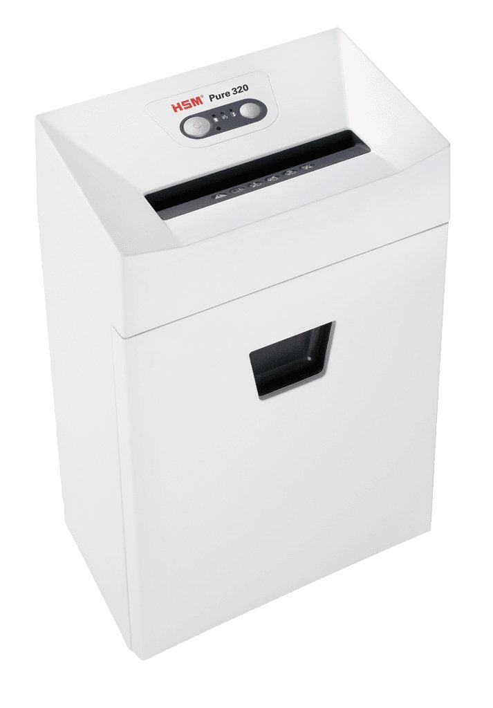 Hsm Pure 320 - Tiras 3,9mm / 12-14 Hojas 80 G / Papelera 25 L