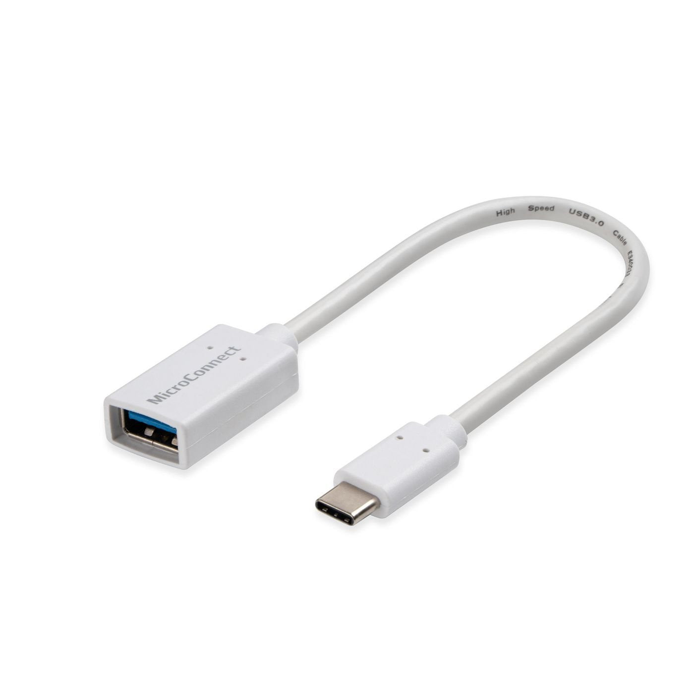 EAN 5711783376781 - Microconnect USB3.1CAF02W cable USB USB 3.2 Gen 1 (3.1 Gen 1) 0,2 m USB C USB A Blanco imagen 1