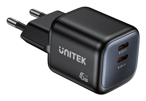 EAN 4894160060280 - UNITEK P1129ABK01-EU cargador de dispositivo móvil Universal Negro Corriente alterna Carga rápida Interio imagen 2