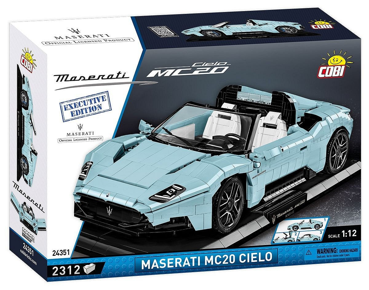 Cobi Maserati Mc20 Cielo Executive Edition, Juguete De Construcción Cobi-24351