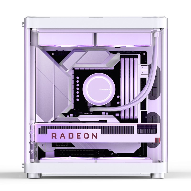 Jonsbo Tk-1 2.0 Micro-Atx Carcasa, Tempered Glass - Blanco